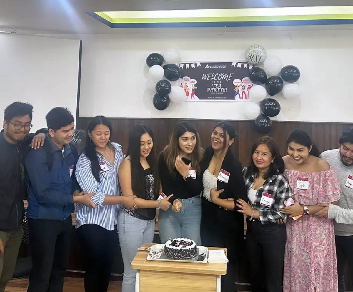 Students of MBA Spring 2024 hosted a Tea Party!